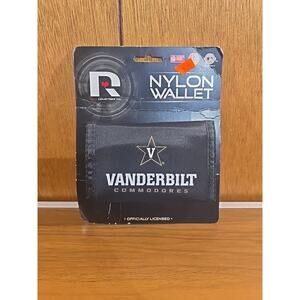 VANDERBILT University Commodores Nylon Wallet Licensed College Tri Fold